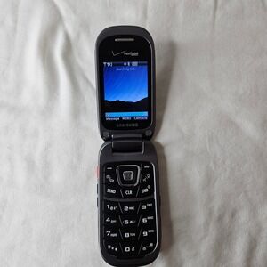 Samsung Convoy 2‎ SCH-U660 Verizon Rugged Flip Phone Gray Black Dual Screen